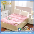 China Manufactory  Goose Down Feather Mattress Topper,hospital/hotel/home Goose Down feather Mattress